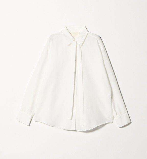 AEWEN MATOPH「＜AEWEN MATOPH＞コットンシルク ボウタイシャツ ‐ ウォッシャブル ‐」|シャツ・ブラウス|