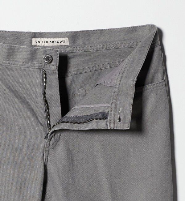 UNITED ARROWS「ドリル 5ポケット  ベーシック テーパード ノープリーツ パンツ」|チノ|