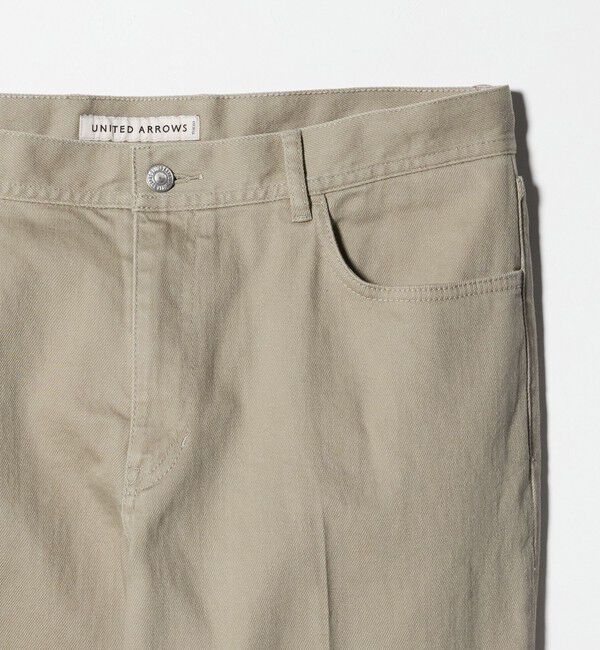 UNITED ARROWS「ドリル 5ポケット  ベーシック テーパード ノープリーツ パンツ」|チノ|