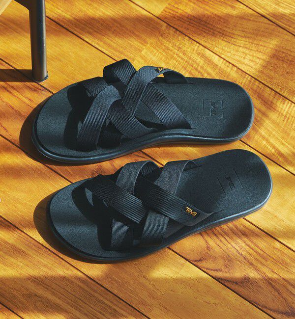 UNITED ARROWS green label relaxing「＜Teva＞VOYA SLIDE サンダル」|サンダル|BLACK