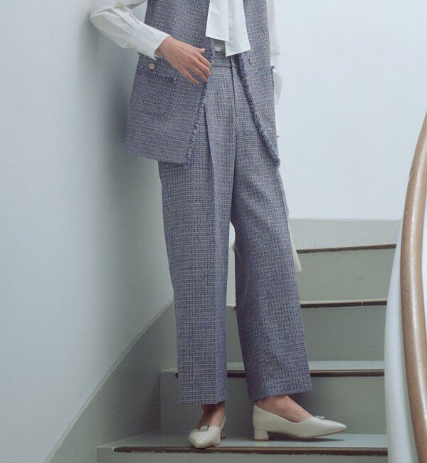 UNITED ARROWS green label relaxing「ライト ツイードライク パンツ」|その他|