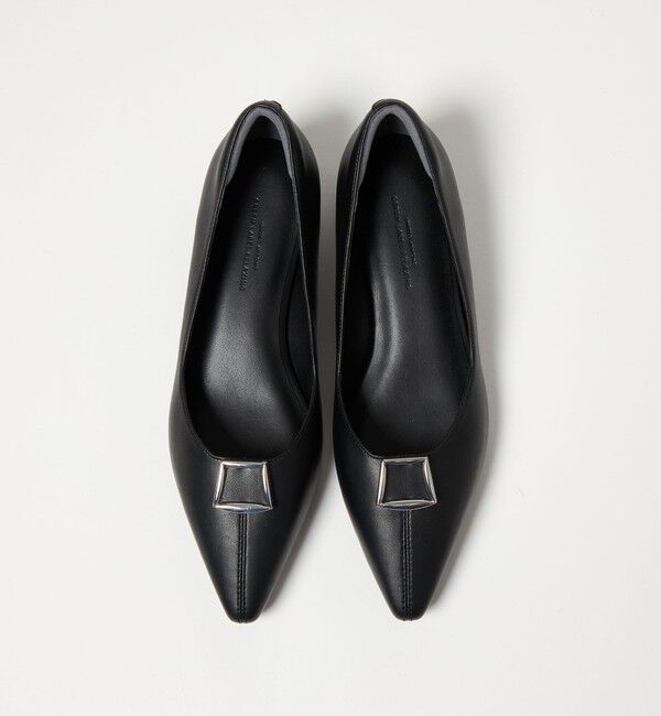 UNITED ARROWS green label relaxing「ポインテッド バックル パンプス 晴雨兼用 撥水」|パンプス|