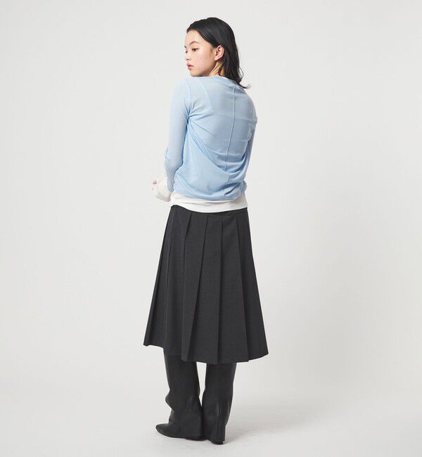 EMMEL REFINES「＜EMMEL REFINES＞EM ベアフライス クルーネック プルオーバー」|Tシャツ・カットソー|