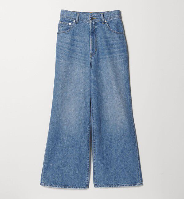 EMMEL REFINES「＜EMMEL REFINES＞EM ハイウエスト ワイド デニム」|チノ|