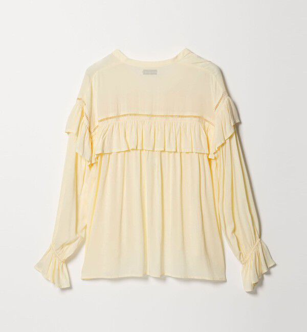 EMMEL REFINES「＜EMMEL REFINES＞EM ハシゴレース フリル ブラウス」|シャツ・ブラウス|