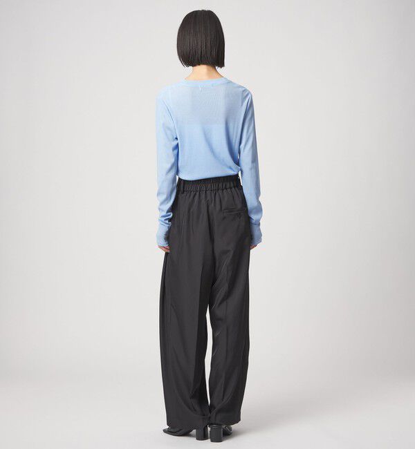 EMMEL REFINES「＜EMMEL REFINES＞EM テレコ クルーネック ロングスリーブ」|Tシャツ・カットソー|