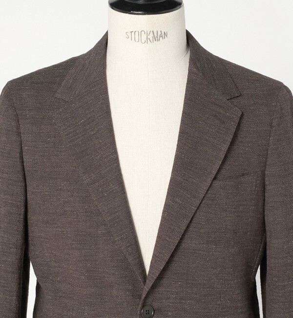 UNITED ARROWS green label relaxing「WO/LI ピンヘッド 2B RG ジャケット」|テーラードジャケット|