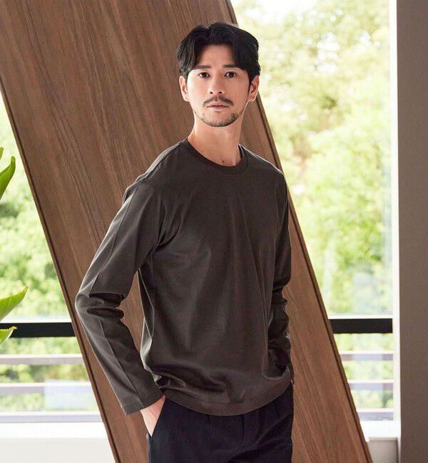 BEAUTY&YOUTH UNITED ARROWS「【WEB限定 WARDROBE SMART】NORITAKE クルーネック スマートフィット カットソー」|Tシャツ・カットソー|