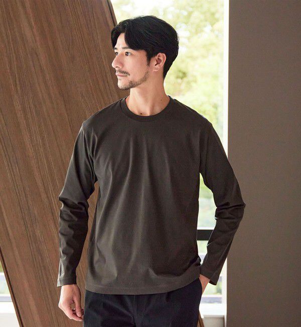 BEAUTY&YOUTH UNITED ARROWS「【WEB限定 WARDROBE SMART】NORITAKE クルーネック スマートフィット カットソー」|Tシャツ・カットソー|