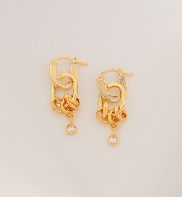 BEAUTY&YOUTH UNITED ARROWS「＜LAPUIS＞Bijou Coil ピアス -2WAY-」|ピアス|GOLD