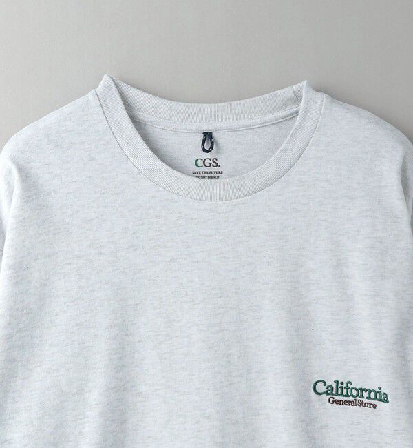 California General Store「＜CGS.＞オーガニック コットン ロングスリーブ ロゴ Tシャツ」|Tシャツ・カットソー|