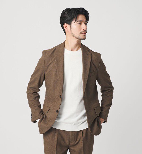 BEAUTY&YOUTH UNITED ARROWS「【WEB限定 WARDROBE SMART】LANATEC OX セットアップ/背抜きジャケット＆イージーパンツ」|スーツ|