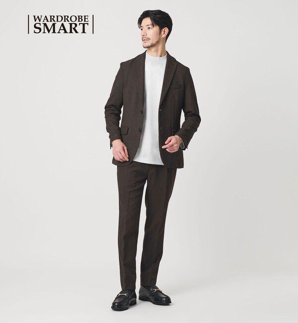 BEAUTY&YOUTH UNITED ARROWS「【WEB限定 WARDROBE SMART】LANATEC OX セットアップ/背抜きジャケット＆イージーパンツ」|スーツ|DK.BROWN
