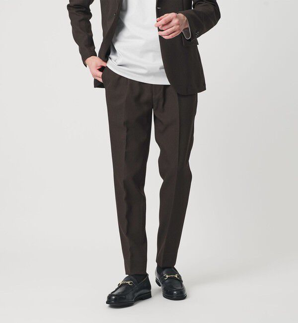 BEAUTY&YOUTH UNITED ARROWS「【WEB限定 WARDROBE SMART】LANATEC OX セットアップ/背抜きジャケット＆イージーパンツ」|スーツ|