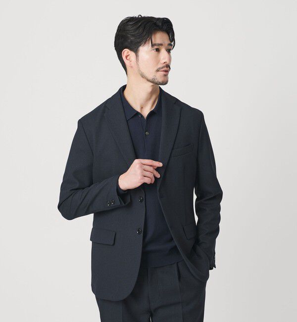 BEAUTY&YOUTH UNITED ARROWS「【WEB限定 WARDROBE SMART】LANATEC OX セットアップ/背抜きジャケット＆イージーパンツ」|スーツ|