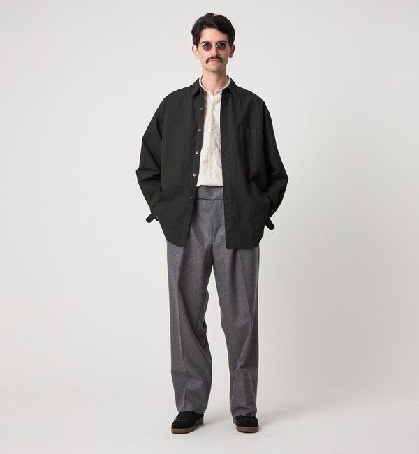 STEVEN ALAN「＜Steven Alan＞ ガーメントダイ ポプリン レギュラーカラー シャツ LOOSE」|シャツ・ブラウス|