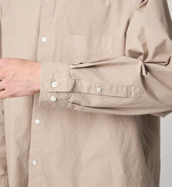 STEVEN ALAN「＜Steven Alan＞ ガーメントダイ ポプリン レギュラーカラー シャツ LOOSE」|シャツ・ブラウス|