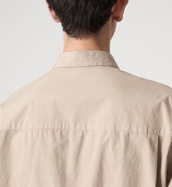 STEVEN ALAN「＜Steven Alan＞ ガーメントダイ ポプリン レギュラーカラー シャツ LOOSE」|シャツ・ブラウス|