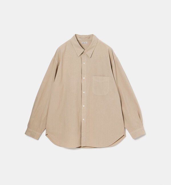 STEVEN ALAN「＜Steven Alan＞ ガーメントダイ ポプリン レギュラーカラー シャツ LOOSE」|シャツ・ブラウス|