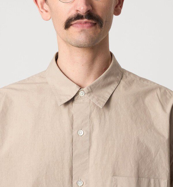 STEVEN ALAN「＜Steven Alan＞ ガーメントダイ ポプリン レギュラーカラー シャツ LOOSE」|シャツ・ブラウス|