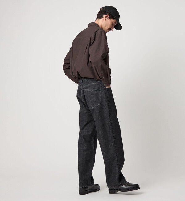 STEVEN ALAN「＜Steven Alan＞ ガーメントダイ ポプリン レギュラーカラー シャツ LOOSE」|シャツ・ブラウス|