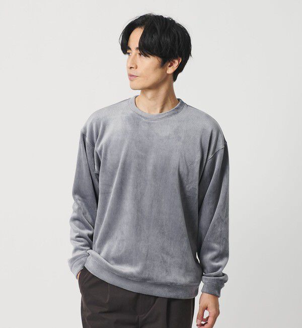 BEAUTY&YOUTH UNITED ARROWS「ボンディング コーデュロイ クルーネック トップス」|Tシャツ・カットソー|