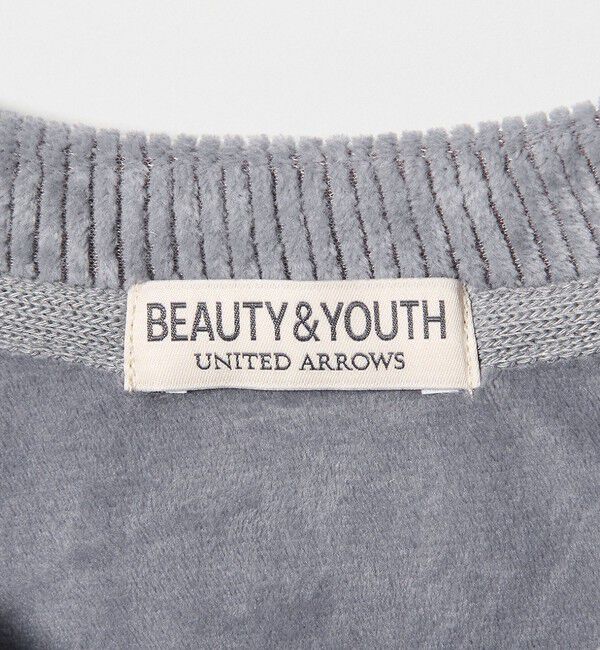 BEAUTY&YOUTH UNITED ARROWS「ボンディング コーデュロイ クルーネック トップス」|Tシャツ・カットソー|