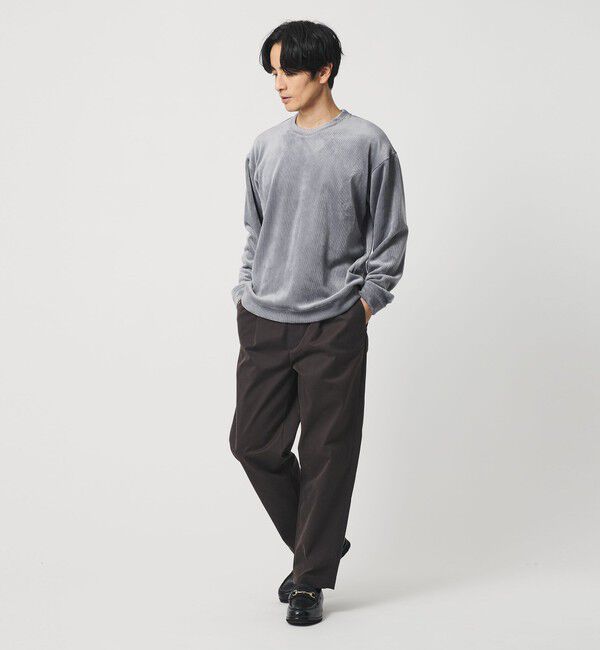 BEAUTY&YOUTH UNITED ARROWS「ボンディング コーデュロイ クルーネック トップス」|Tシャツ・カットソー|