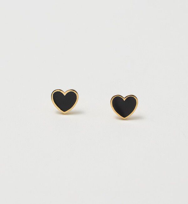 BEAUTY&YOUTH UNITED ARROWS「＜BAQLESS＞Amity Black Heart ピアス」|ピアス|