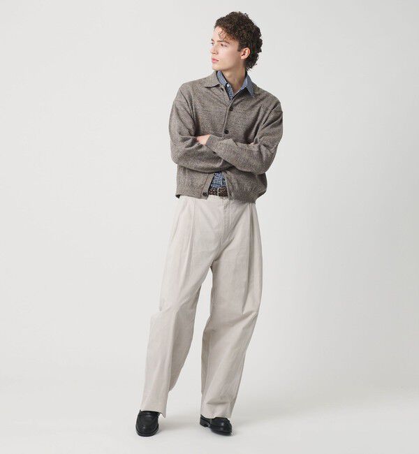 BEAUTY&YOUTH UNITED ARROWS「ハイブリッド リネン ポロカラー ジャケット」|カーディガン|