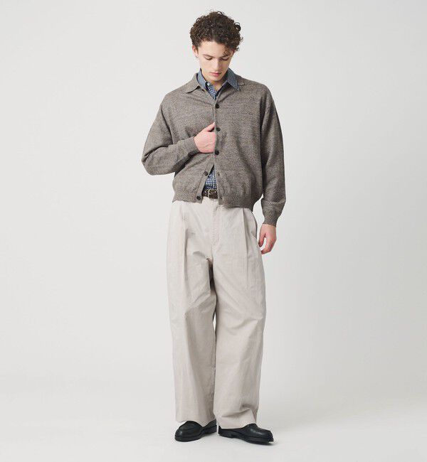 BEAUTY&YOUTH UNITED ARROWS「ハイブリッド リネン ポロカラー ジャケット」|カーディガン|