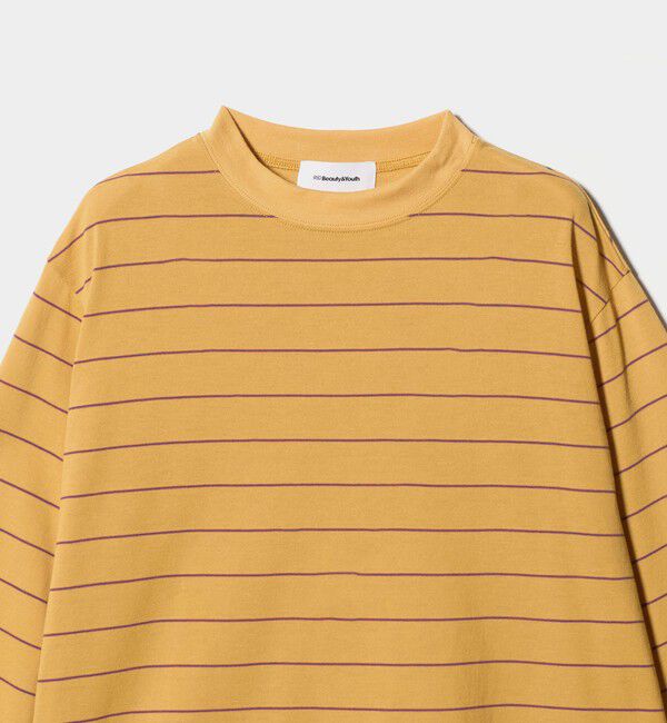 BEAUTY&YOUTH UNITED ARROWS「コットンポリエステル ボーダー ロングスリーブTシャツ」|Tシャツ・カットソー|