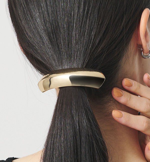 BEAUTY&YOUTH UNITED ARROWS「＜JAMIRAY＞Bamboo Leaves ヘアタイ」|ヘアゴム・シュシュ|GOLD