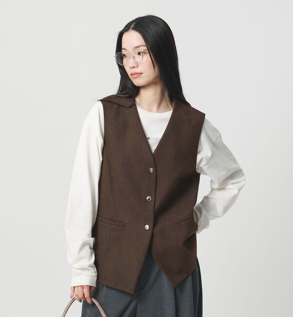 BEAUTY&YOUTH UNITED ARROWS「スエードライク ベスト」|ベスト・ジレ|