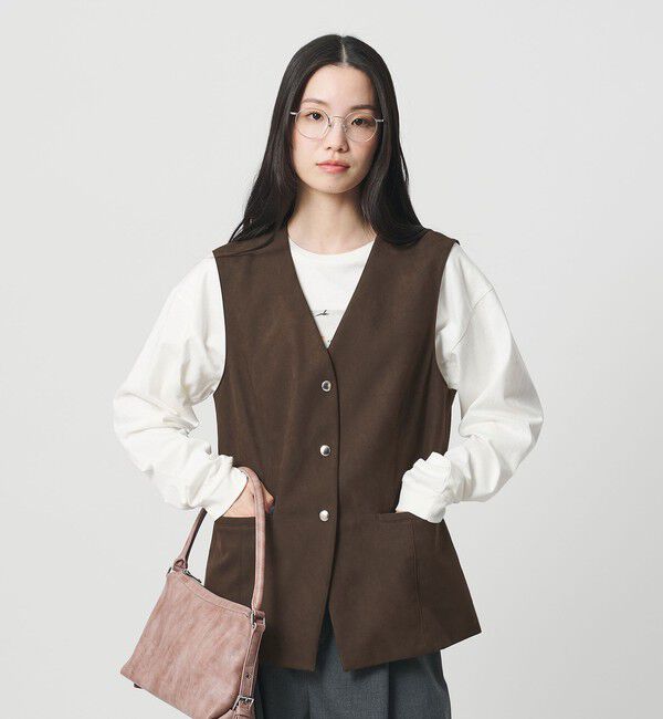 BEAUTY&YOUTH UNITED ARROWS「スエードライク ベスト」|ベスト・ジレ|