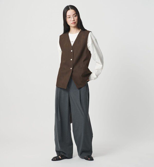 BEAUTY&YOUTH UNITED ARROWS「スエードライク ベスト」|ベスト・ジレ|