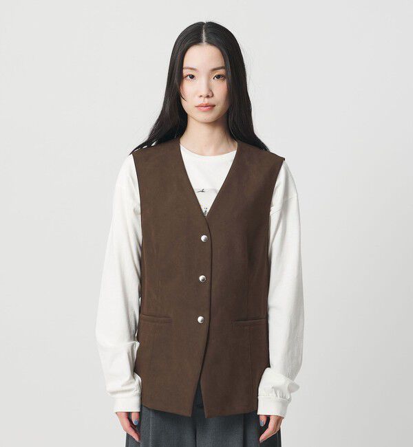 BEAUTY&YOUTH UNITED ARROWS「スエードライク ベスト」|ベスト・ジレ|