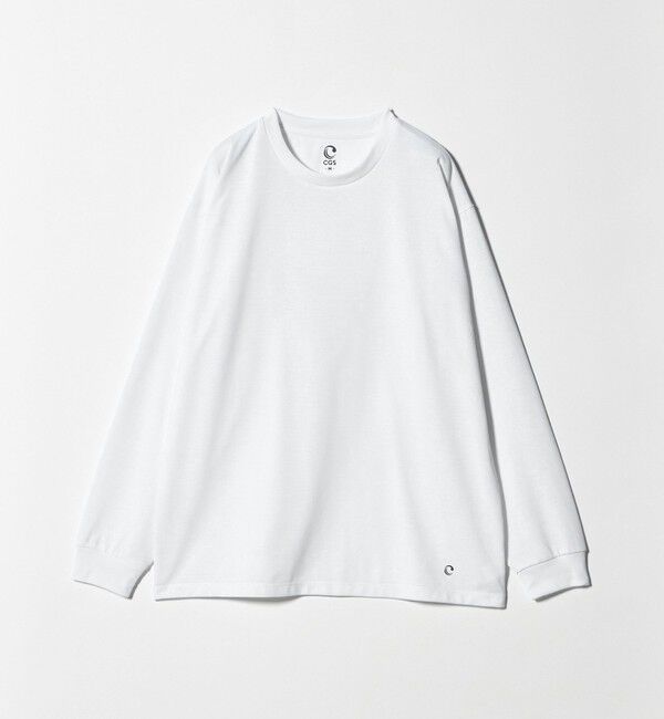 California General Store「＜CGS.＞リサイクル ポリエステル LUCK ロングスリーブ Tシャツ 吸水速乾 UV軽減」|Tシャツ・カットソー|WHITE
