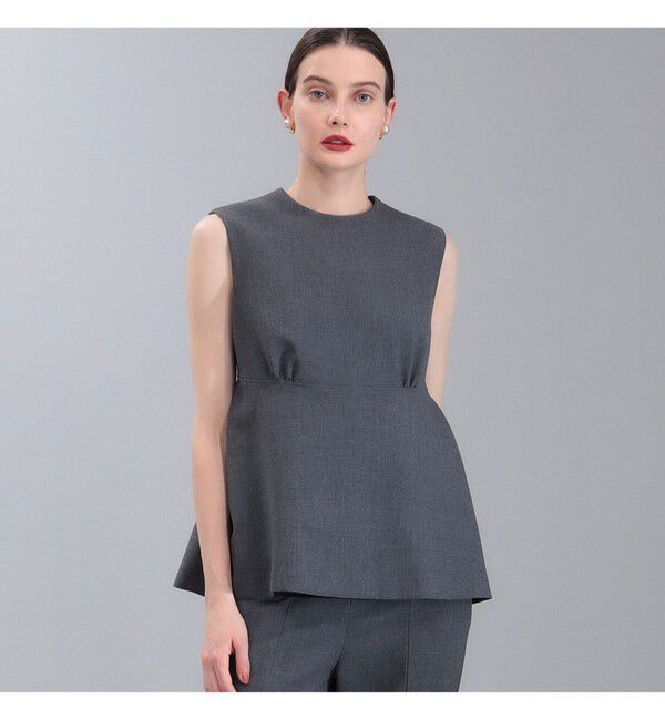 Demi-Luxe BEAMS 「E_WｸﾛｽﾍﾟﾌﾟﾗﾑNS」|シャツ・ブラウス|