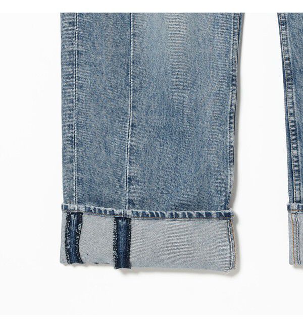 Demi-Luxe BEAMS 「B SIDES / RELAXED CUFFED LASSO デニムパンツ JANE WASH」|デニム|