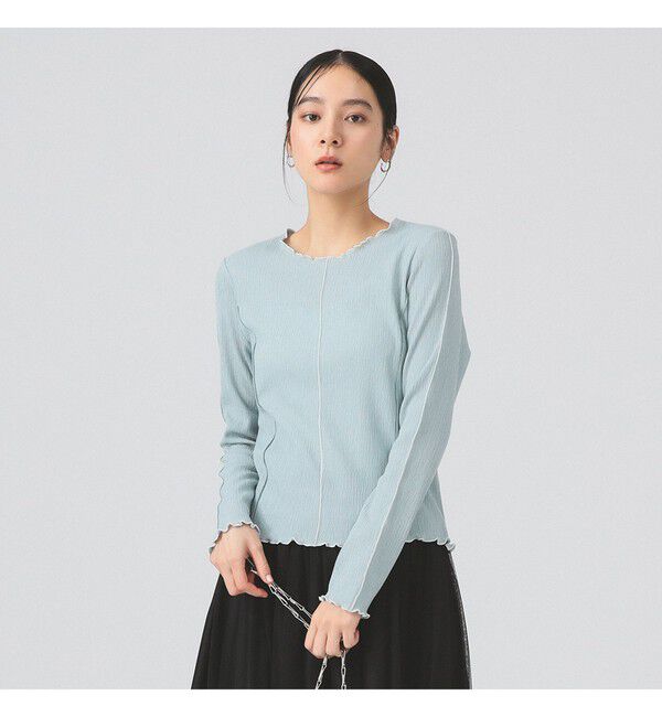 Ray BEAMS 「シュリンク メロー センターシーム Tシャツ」|Tシャツ・カットソー|