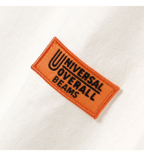 BEAMS「【別注】UNIVERSAL OVERALL / ロゴTシャツ」|Tシャツ・カットソー|
