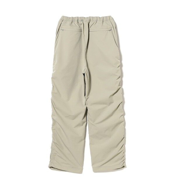 BEAMS「ワイドストレートフィット パッカリング イージーパンツ」|チノ|