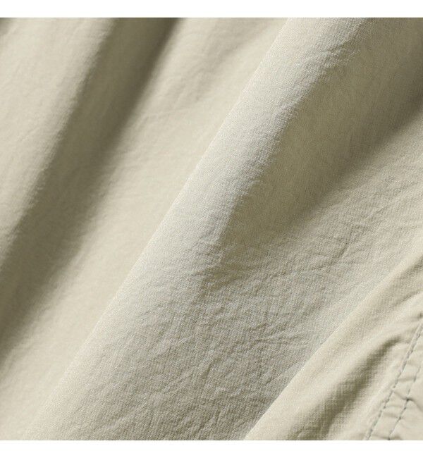 BEAMS「ワイドストレートフィット パッカリング イージーパンツ」|チノ|