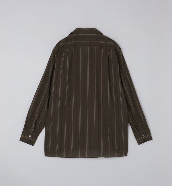 SHIPS「【SHIPS別注】Errico Formicola: ストライプ オープンカラー シャツ」|シャツ・ブラウス|