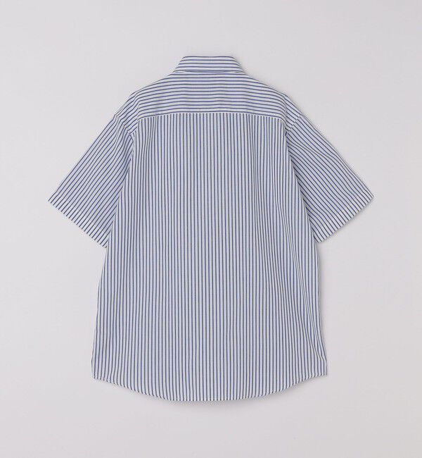 SHIPS「SHIPS: <接触冷感>アイス コットン ワイド カラミ ショートスリーブ シャツ」|シャツ・ブラウス|