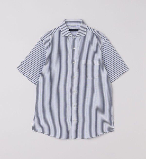 SHIPS「SHIPS: <接触冷感>アイス コットン ワイド カラミ ショートスリーブ シャツ」|シャツ・ブラウス|