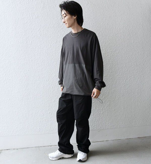 SHIPS any「SHIPS any: カラーミックスコード トーン オン トーン デザイン Tシャツ【a-nylon】◇」|Tシャツ・カットソー|