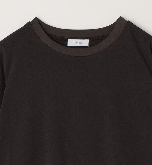 SHIPS any「SHIPS any: カラーミックスコード トーン オン トーン デザイン Tシャツ【a-nylon】◇」|Tシャツ・カットソー|