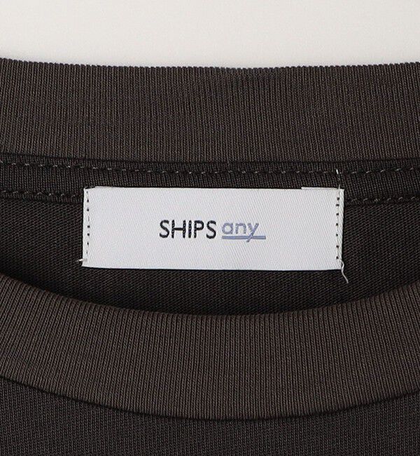 SHIPS any「SHIPS any: カラーミックスコード トーン オン トーン デザイン Tシャツ【a-nylon】◇」|Tシャツ・カットソー|